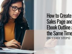 Create a Sales Page That Gets You Started in Online Marketing Sales Page